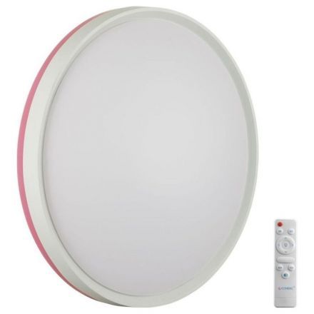 Настенно-потолочный светодиодный светильник Sonex Color Kezo Pink 7708/EL