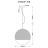 Светильник подвесной Arte Lamp A7964SP-1RB