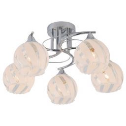 Светильник потолочный Linvel LV 9445/5 Фанни Хром Е27 60W (LINVEL LV 9445/5 Хром Е27 60W) Светильник потолочный Linvel LV 9445/5 Фанни Хром Е27 60W (LINVEL LV 9445/5 Хром Е27 60W)