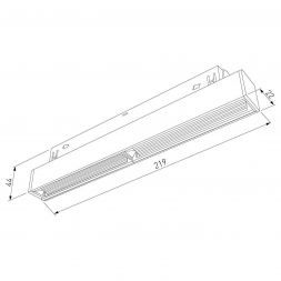 Трековый светильник Elektrostandard Slim Magnetic WL02 12W 4200K (белый) 85008/01