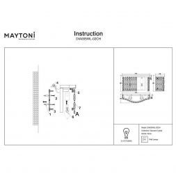 Настенное бра Maytoni Dune DIA005WL-02CH