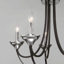 Подвесная люстра Eurosvet 60098/5 хром