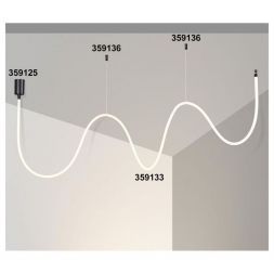 База для гибкого неона Novotech Konst Ramo для накладного монтажа 359125