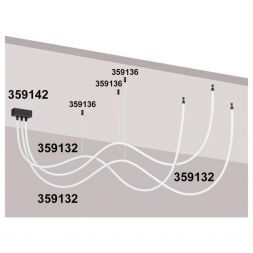Светодиодный гибкий неон Novotech Konst Ramo 38W/m теплый белый 3 м 359132