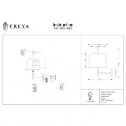 Настенное бра Freya FR5118WL-01BS