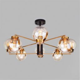 Потолочная люстра Eurosvet 70118/8 черный (EUROSVET 70118/8 черный)
