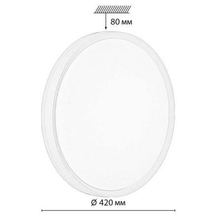 Настенно-потолочный светодиодный светильник Sonex Color Kezo Yellow 7709/DL