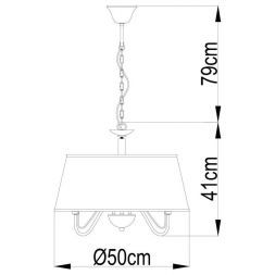 Люстра Arte Lamp A1150SP-5CC