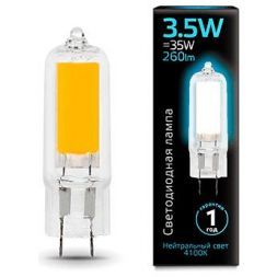 Лампа Gauss 107807203 LED G4 3.5W 4100K Glass