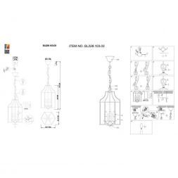 Люстра подвесная ST Luce SL228.103.03 TERSO