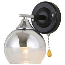 Бра Linvel LB 9392/1 Тей Черный/хром Е27 60W 180х130х200мм (LINVEL LB 9392/1 Черный/хром) Бра Linvel LB 9392/1 Тей Черный/хром Е27 60W 180х130х200мм (LINVEL LB 9392/1 Черный/хром)