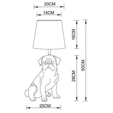 Настольная лампа Arte Lamp A1512LT-1BK
