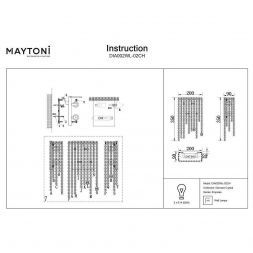 Настенное бра Maytoni Empress DIA002WL-02CH
