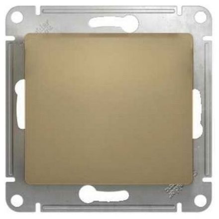 Выключатель 1-клавишный Schneider Electric Glossa Титан, сх.1 GSL000411