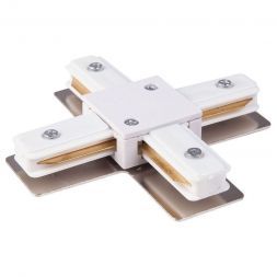 Коннектор X-образный для однофазного шинопровода  Elektrostandard TRC-1-1-X-WH