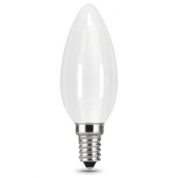 Лампа светодиодная филаментная Gauss E14 9W 3000К матовая 103201109