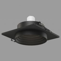 Светильник встраиваемый GU10 чёрный Elektrostandard 25006/01