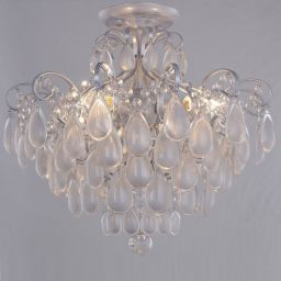 Потолочная люстра Crystal Lux SEVILIA PL4 SILVER (CRYSTAL-LUX SEVILIA PL4 SILVER)