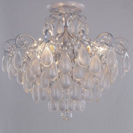 Потолочная люстра Crystal Lux SEVILIA PL4 SILVER