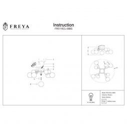 Потолочная люстра Freya FR5116CL-09BS
