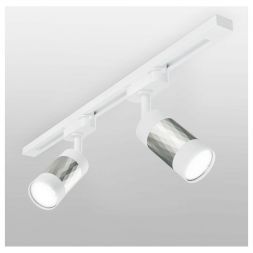 Трековый светильник Elektrostandard Mizar GU10 Белый/серебро (MRL 1007) однофазный