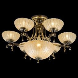 Люстра Linvel LV 8150/6+3 античное золото