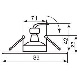 Светильник Feron 098T-MR16 17639