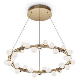 Подвесная светодиодная люстра Maytoni MOD081PL-L50G3K