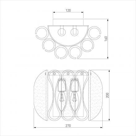 настенный светильник Bogate&#039;s 365/2