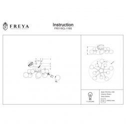 Потолочная люстра Freya FR5116CL-11BS