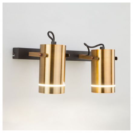 Светодиодный настенный светильник Eurosvet 20063/2 античная бронза