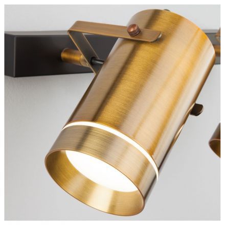 Светодиодный настенный светильник Eurosvet 20063/2 античная бронза