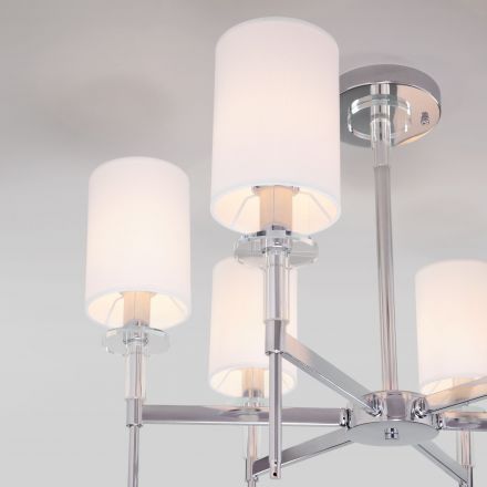 Люстра Eurosvet 60132/6 хром