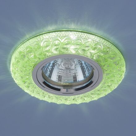 Точечный светильник с подсветкой Elektrostandard 2180 зеленый