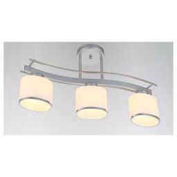 Люстра Linvel LV 9285/3 Брук Серебро E27 60W 600х100х350 (LINVEL LV 9285/3 Брук Серебро E27 60W)