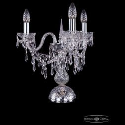 Настольная лампа Bohemia Ivele Crystal 1403L/3/141-39/Ni