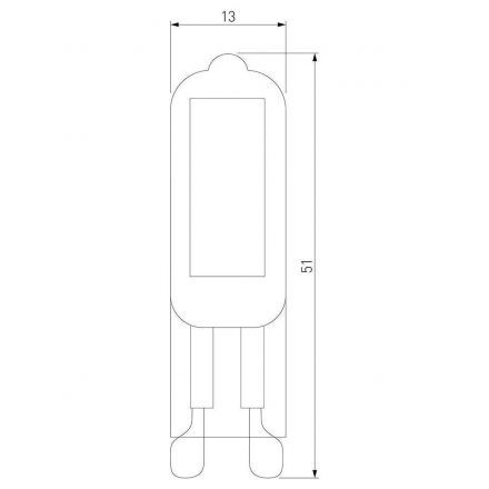 Светодиодная лампа G9 LED 3W 220V 6500K стекло BLG913 Elektrostandard