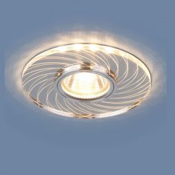 Точечный светильник с LED подсветкой Elektrostandard 2203 MR16 CL прозрачный