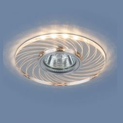 Точечный светильник с LED подсветкой Elektrostandard 2203 MR16 CL прозрачный