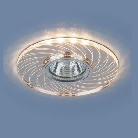 Точечный светильник с LED подсветкой Elektrostandard 2203 MR16 CL прозрачный