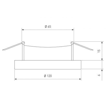 Точечный светильник с LED подсветкой Elektrostandard 2203 MR16 CL прозрачный