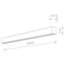 Настенный светильник Nowodvorski Straight Wall LED L 7563