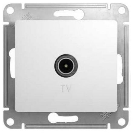 Розетка одиночная 1DB Schneider Electric Glossa Бел TV GSL000191