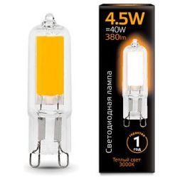 Лампа Gauss 107809104 LED G9 4.5W 3000K Glass