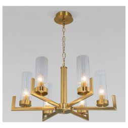 Подвесная люстра Eurosvet 60133/6 латунь