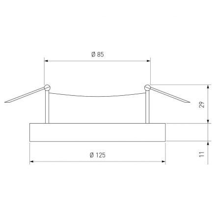 Встраиваемый светильник Elektrostandard 3029 GX53 CL прозрачный
