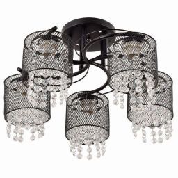 Люстра Linvel LV 9263/5 Джери Черный (LINVEL LV 9263/5 Джери Черный E27 60W) Люстра Linvel LV 9263/5 Джери Черный (LINVEL LV 9263/5 Джери Черный E27 60W)