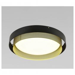 Умный потолочный светильник 90287/1 чёрный/золото Smart Eurosvet