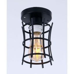 Светильник Linvel LV 9283/1 Ванкувер Черный E27 (LINVEL LV 9283/1 Ванкувер Черный E27 60W 120х120х195)