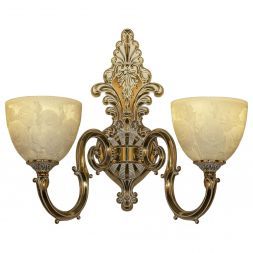 Бра 7203B15P/2/210 GW P1 U Rose Bohemia Ivele Crystal